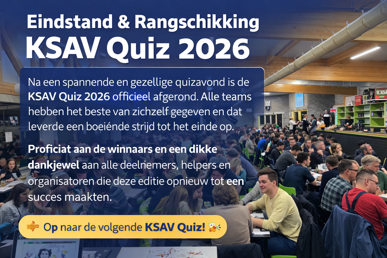 Eindrangschikking quiz 2026