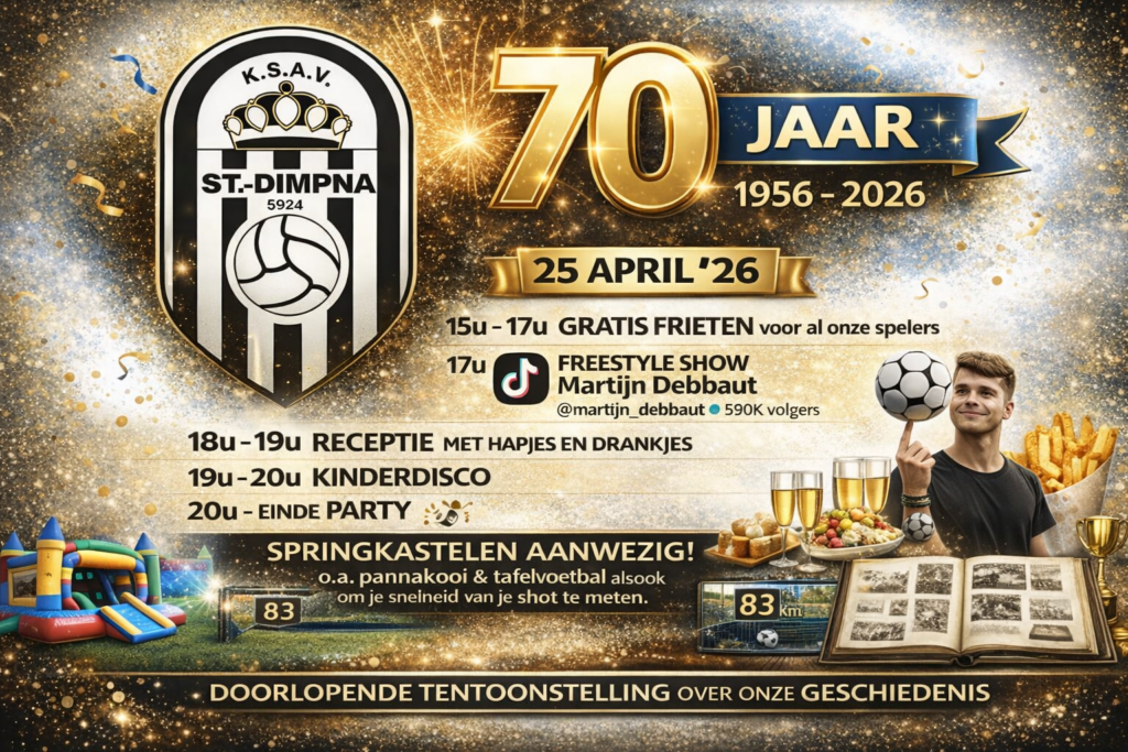 horizontale afbeeldin 70 jarig bestaan