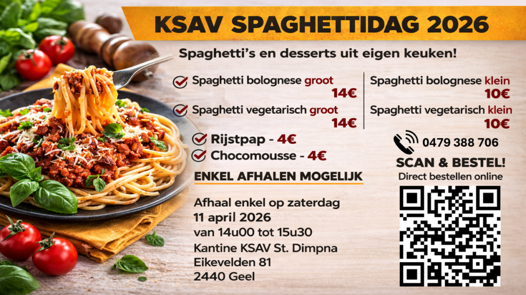 spaghetti afhaal 11.04.2026